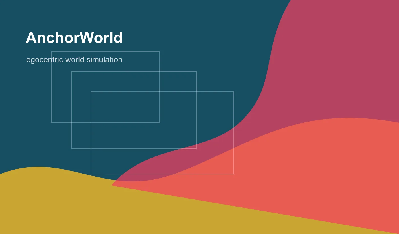 AnchorWorld:具身视角世界模拟
