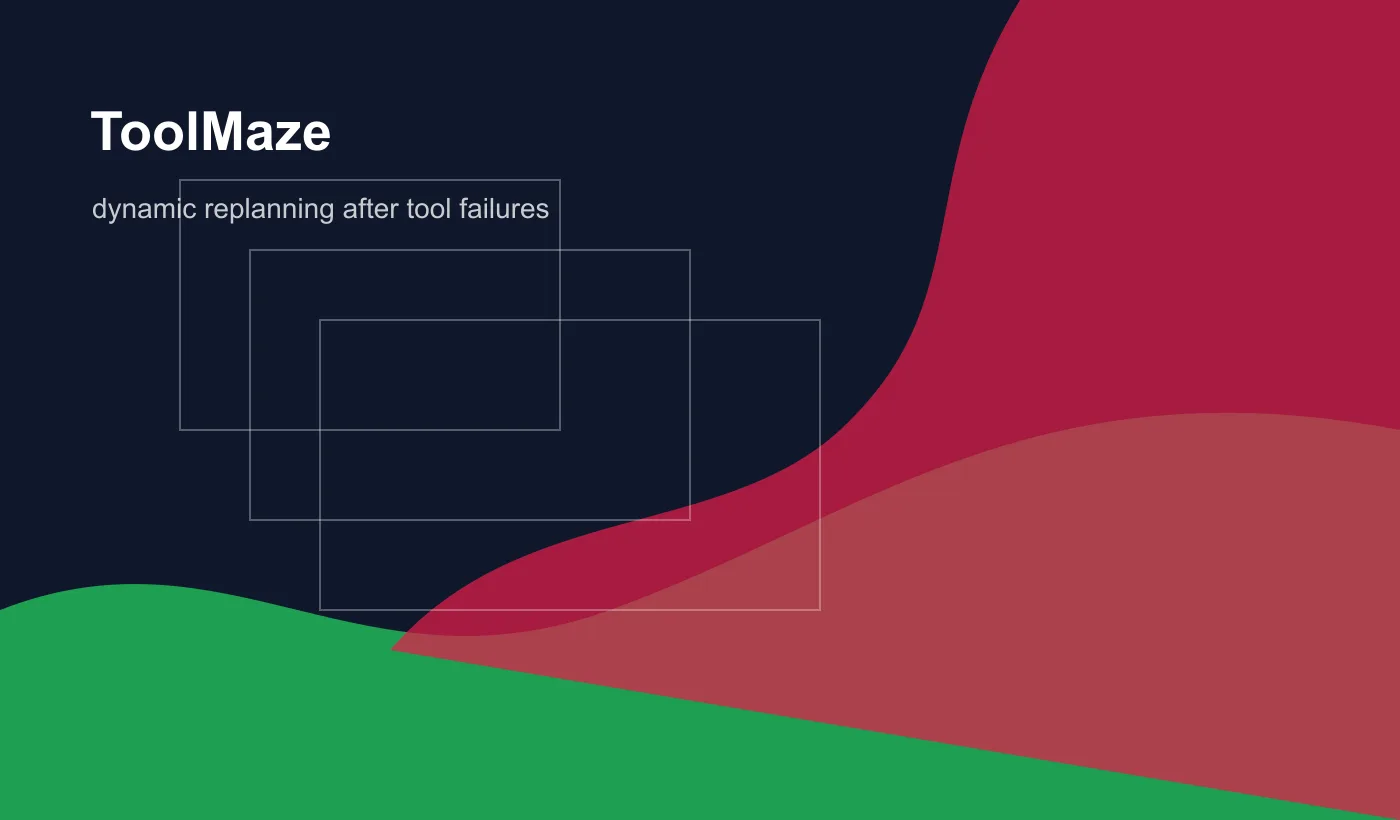ToolMaze: When LLM Agents Must Replan After Tool Failures